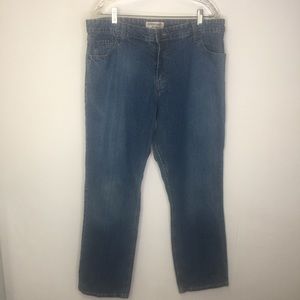 Levi Strauss med wash straight leg blue jeans